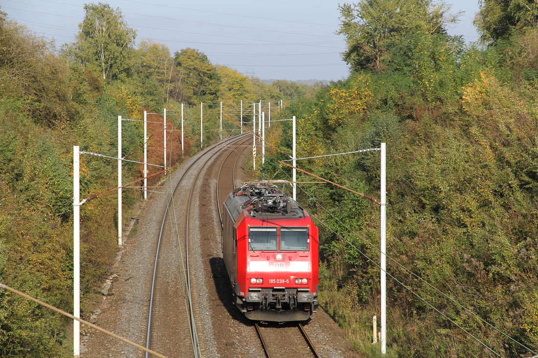 DB Cargo 185 039 // Morsbach // 23. Oktober 2019