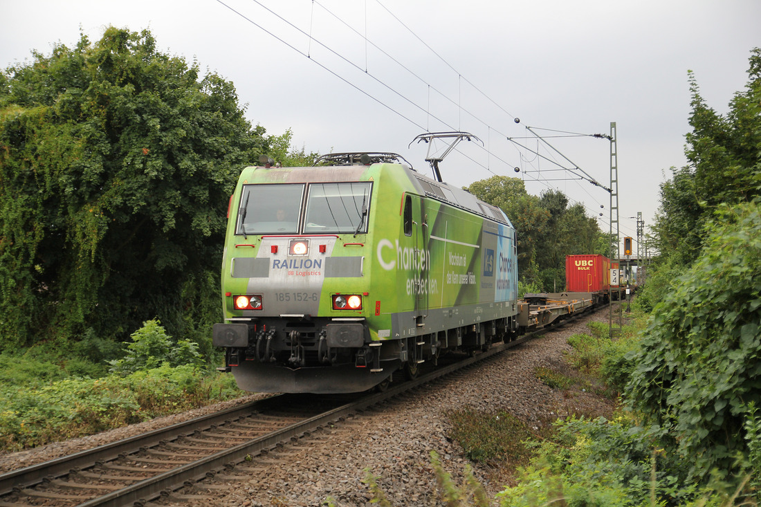 DB Cargo 185 152 // Ludwigshafen (Rhein) - Oppau // 8. August 2013
