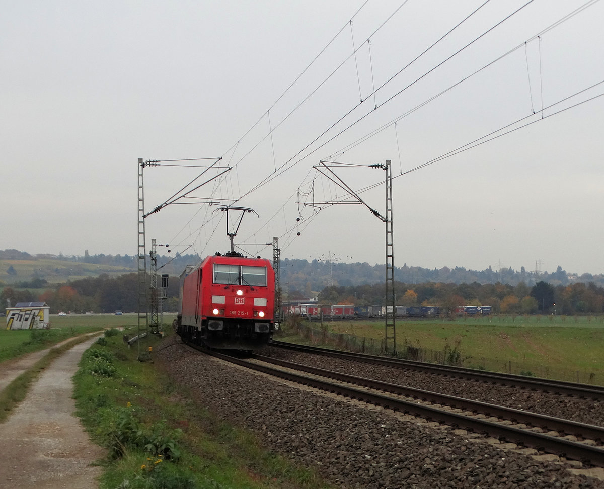 DB Cargo 185 215-1 am 04.11.16 in Walluf 