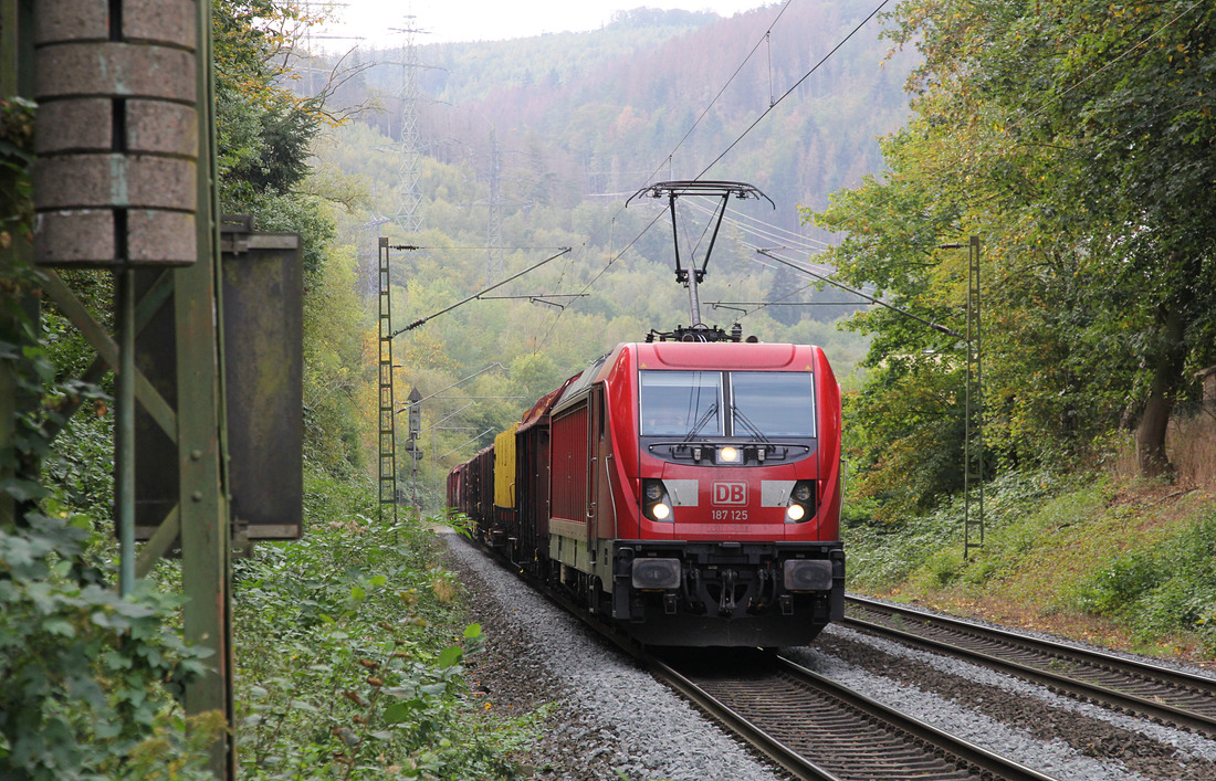 DB Cargo 187 125 // Iserlohn-Letmathe // 1. Oktober 2020
