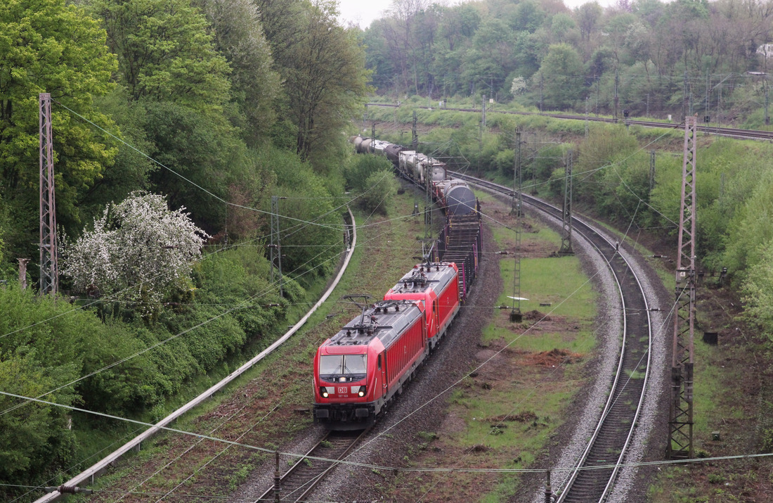 DB Cargo 187 168 + 187 122 // Bochum // 25. April 2022