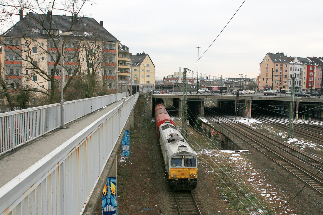 DB Cargo 247 020 // Dsseldorf-Wehrhahn // 13. Mrz 2013