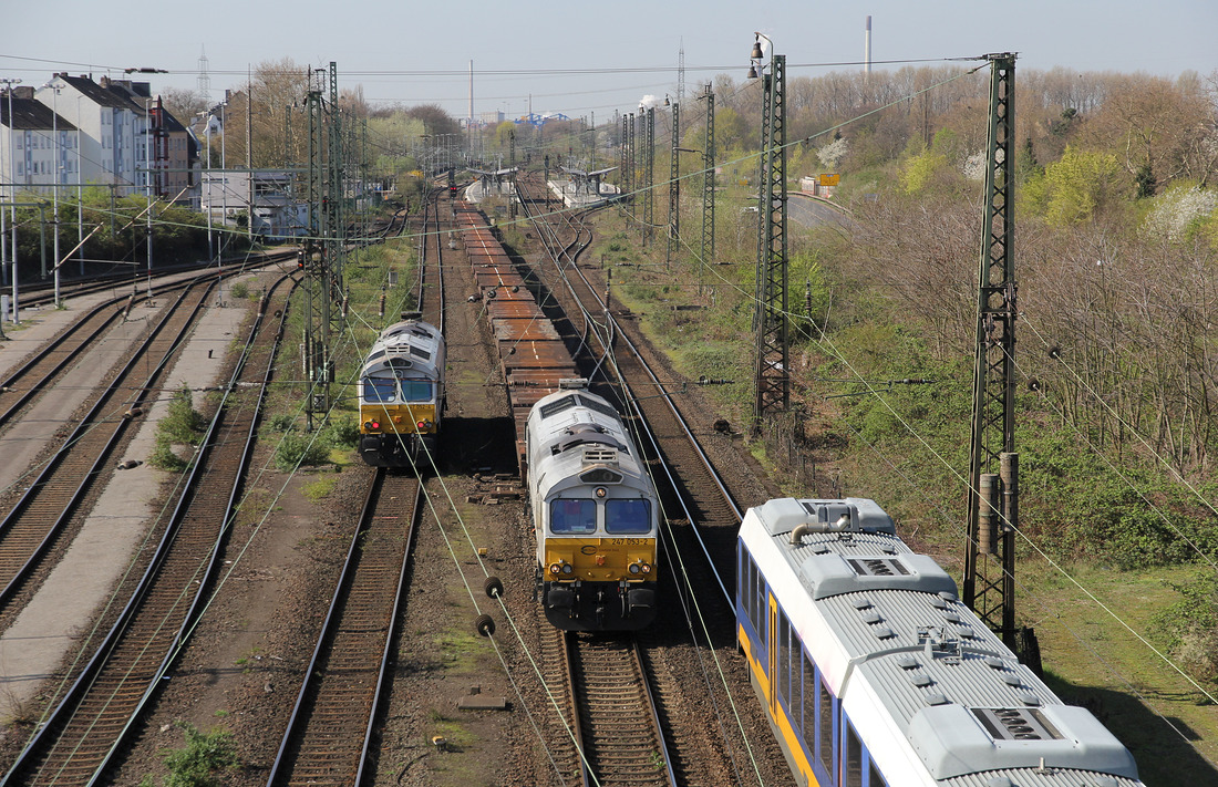 DB Cargo 247 053 // Bahnhof Rheinhausen // 1. April 2019

