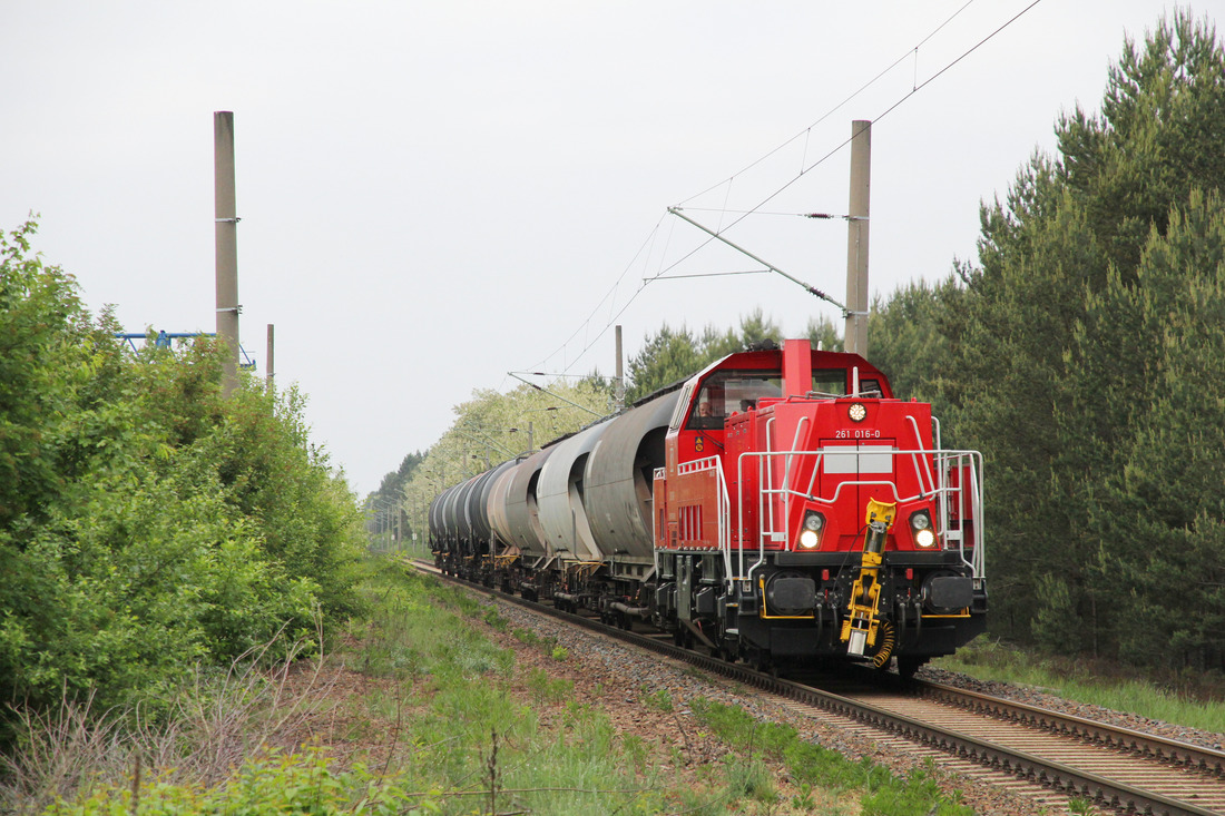 DB Cargo 261 016 // Weißkollm (Ortsteil von Lohsa) // 18. Mai 2018