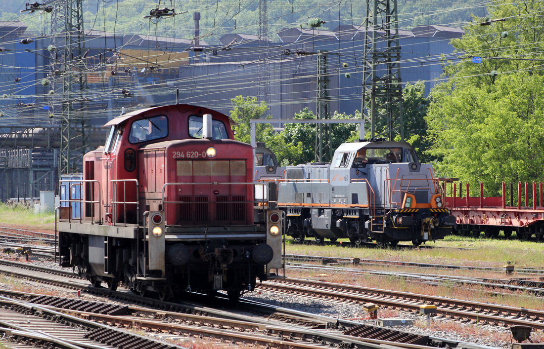 DB Cargo 294 620 + Saar Rail 261 305 // Völklingen // 19. Mai 2023