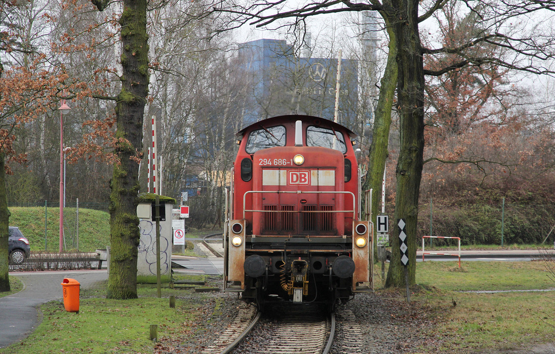 DB Cargo 294 686 // Stadtallendorf // 26. Januar 2018