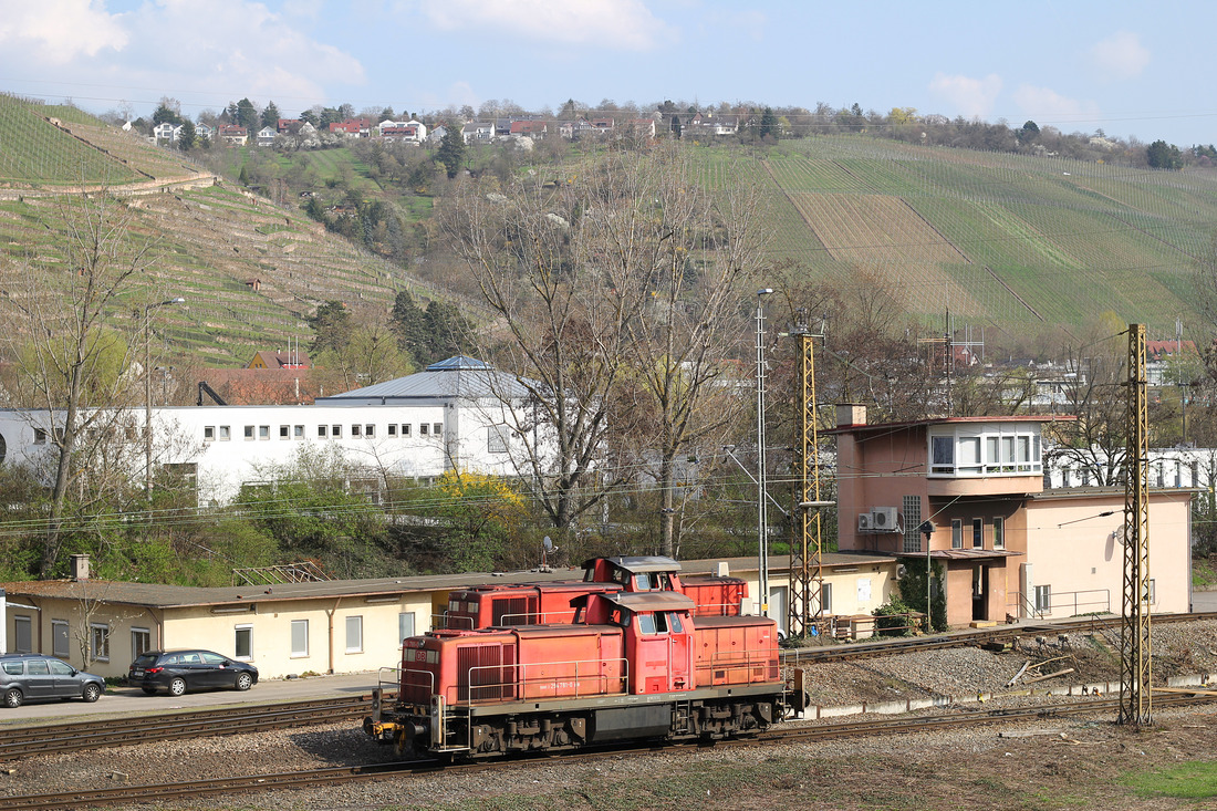 DB Cargo 294 800 und 294 781 // Güterbahnhof Stuttgart-Hafen // 28. März 2017 