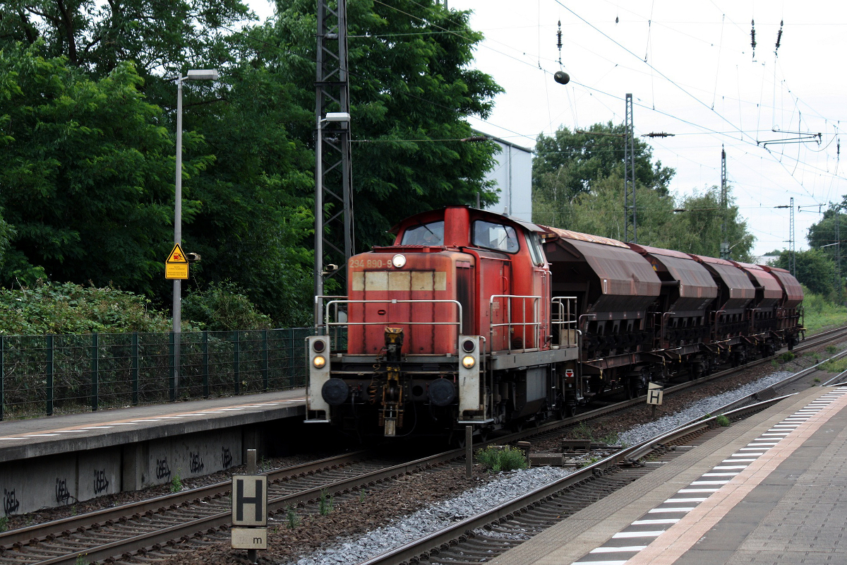 DB Cargo 294 890-9 am 07.07.2020 in Recklinghausen-Süd.