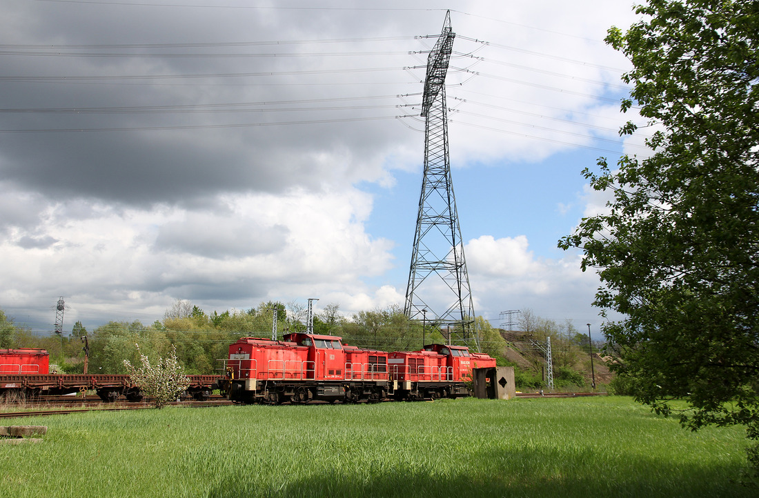 DB Cargo 298 329 + 298 321 // Güterbahnhof Berlin Nordost // 26. April 2018