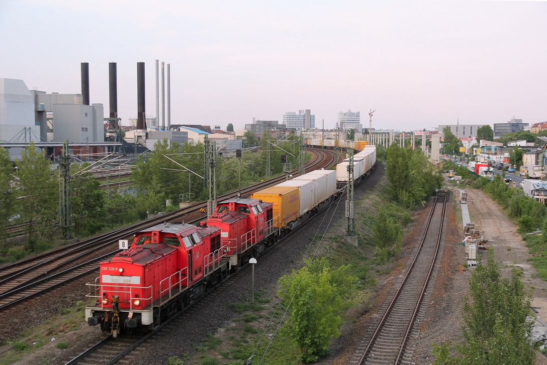 DB Cargo 298 336 + 298 326 // Berlin-Moabit // 24. Mai 2019