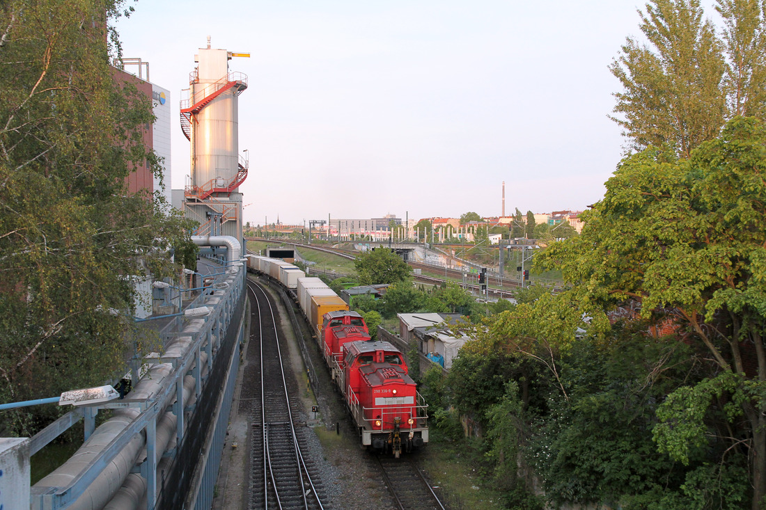DB Cargo 298 336 + 298 326 // Berlin Westhafen // 24. Mai 2019
