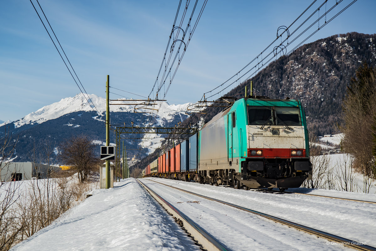 DB CARGO ITALIA - E483 010 CAMPO DI TRENS 08/02/2019