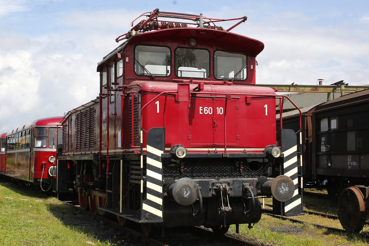 DB E60 10 im DB Museum Koblenz L�tzel, Juni 2016.