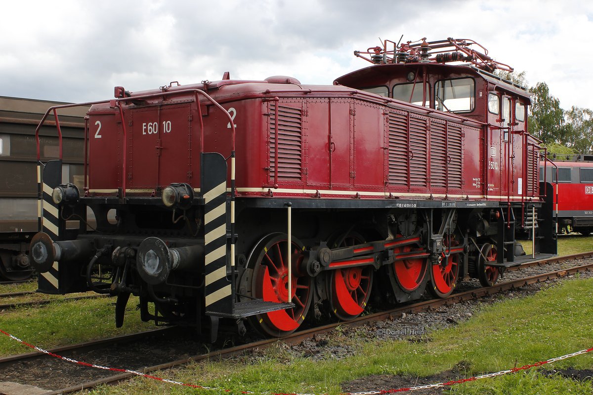 DB E60 10 im DB Museum Koblenz L�tzel, Juni 2016.
