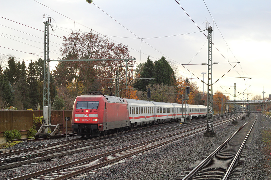 DB Fernverkehr 101 004 // Leverkusen-Küppersteg // 4. Dezember 2018