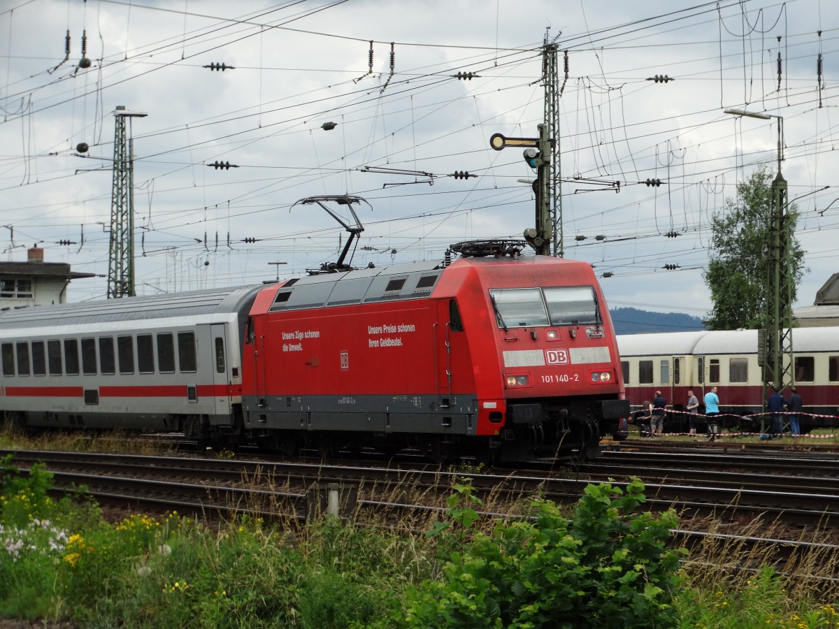 DB Fernverkehr 101 140-2 am 14.06.14 mit IC in Koblenz Lützel 