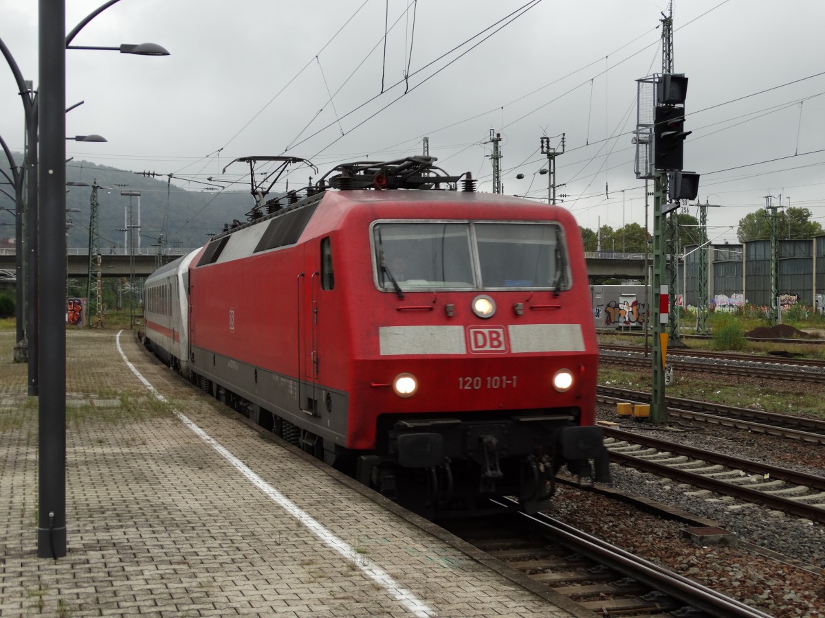 DB Fernverkehr 120 101-1 am 11.10.14 in Heidelberg Hbf 