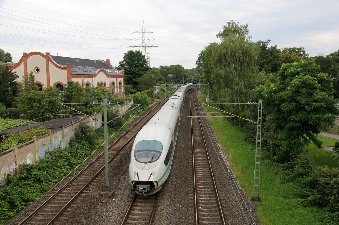 DB Fernverkehr 403 xxx (Umleiter) // Düsseldorf-Eller // 10. Juli 2021