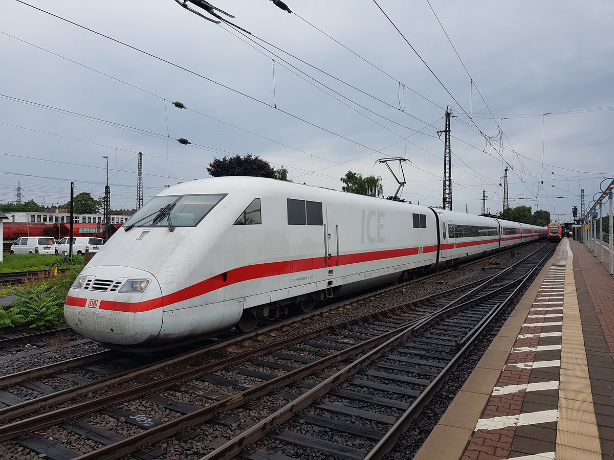 DB Fernverkehr ICE 1 (401 120) Lüneburg am 15.08.17 in Hanau Hbf