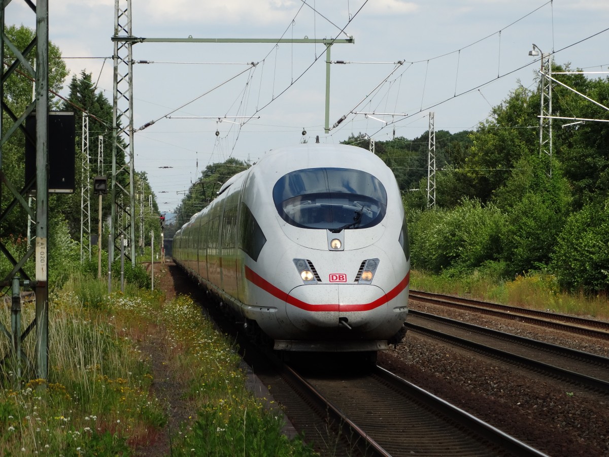 DB Fernverkehr ICE 3 (BR 403) am 27.06.14 in Maintal Ost 