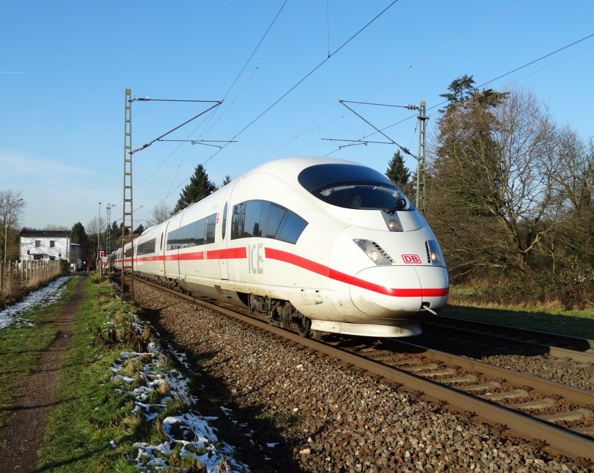 DB Fernverkehr ICE 3 (BR 403) am 05.01.15 bei Hanau West