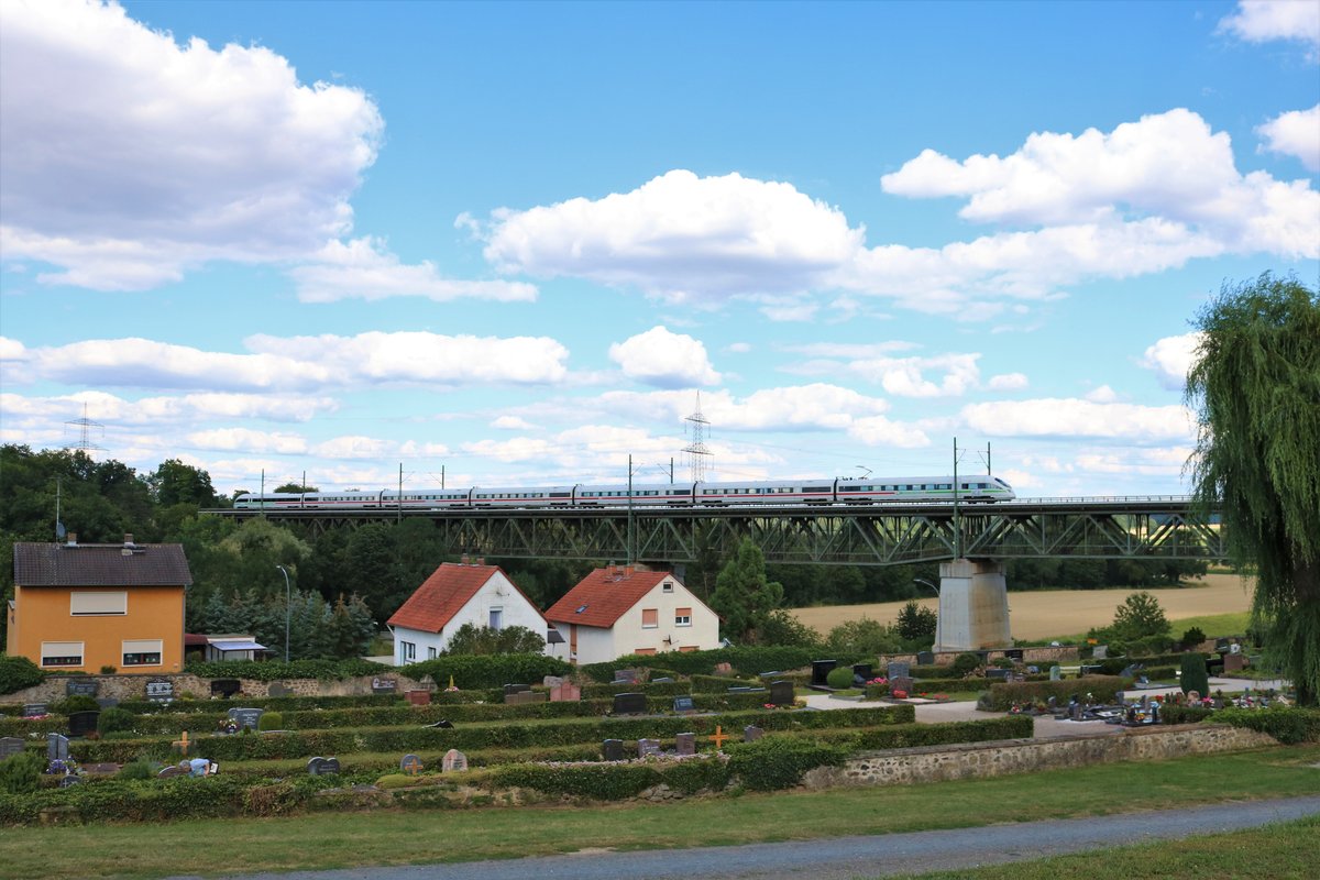 DB Fernverkehr ICE-T 411 xxx als Umleitung in Niddatal Assenheim am 12.07.20