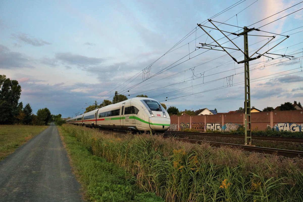 DB Fernverkehr ICE4 (412 009) in Rodenbach (Main Kinzig Kreis) am 17.09.19