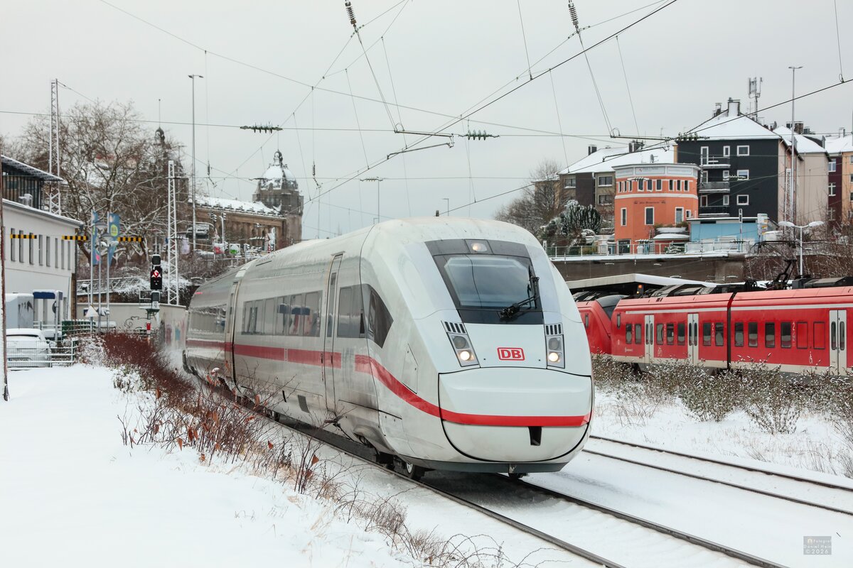 DB ICE 4 in Wuppertal, Januar 2026.