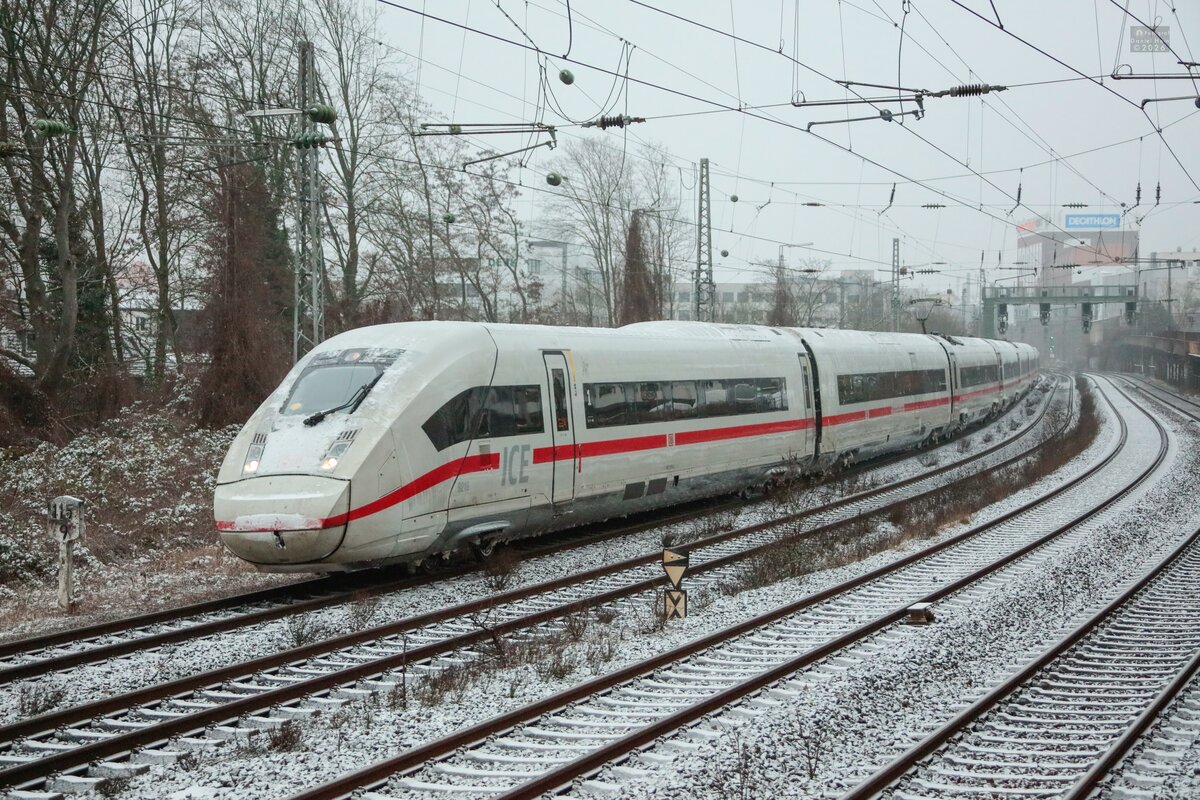 DB ICE 4 in Wuppertal, Januar 2026.
