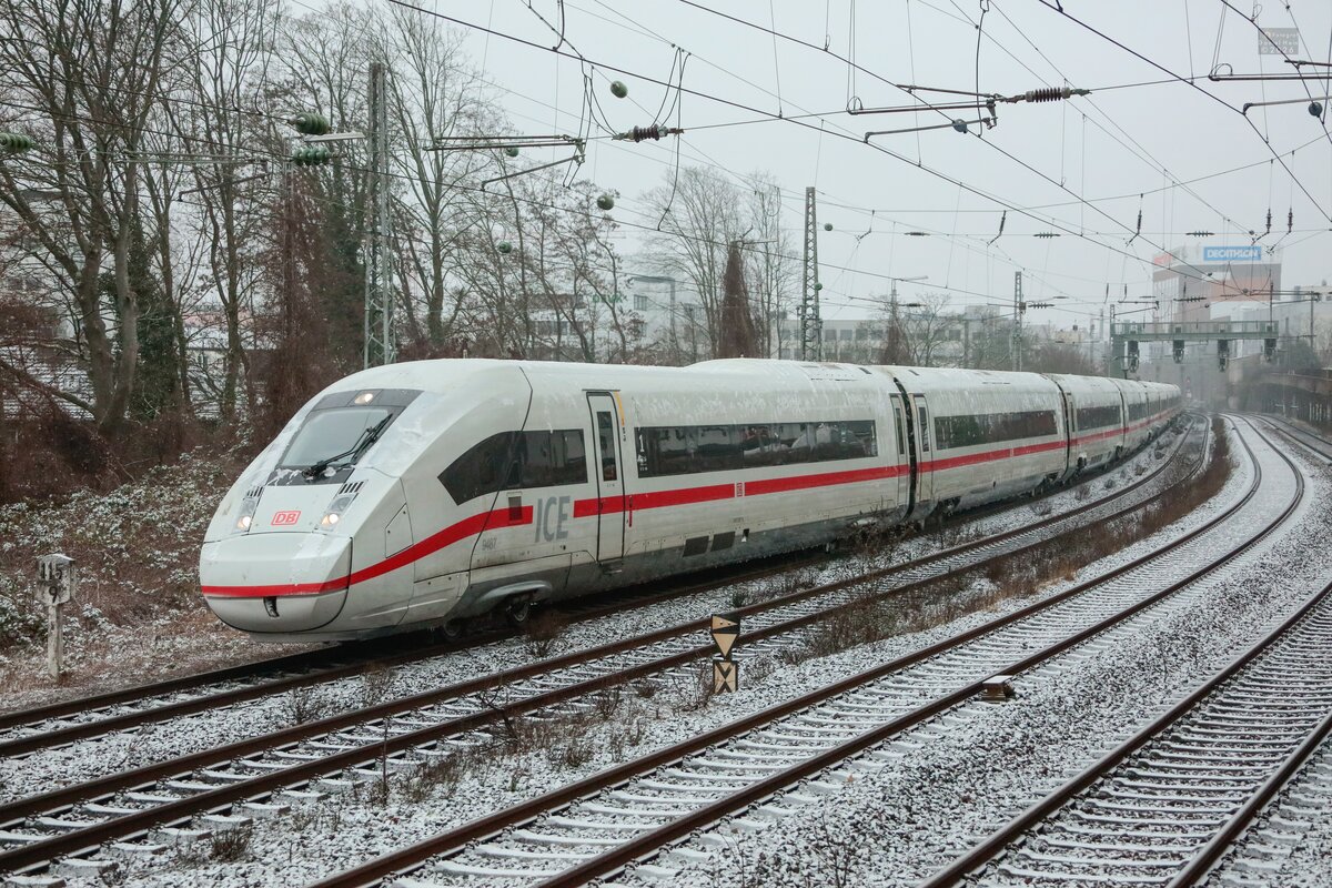 DB ICE 4 in Wuppertal, Januar 2026.
