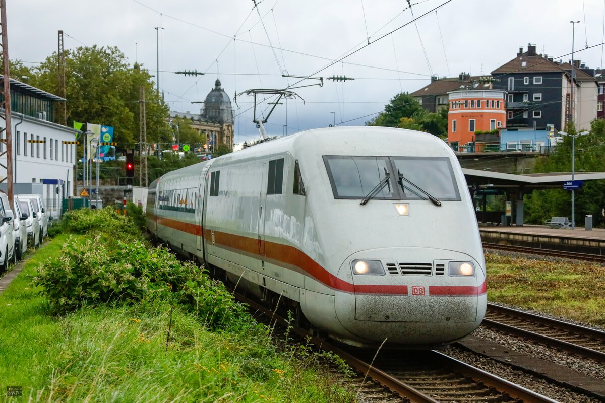 DB ICE 401 086  30 Jahre ICE  in Wuppertal, Oktober 2023.