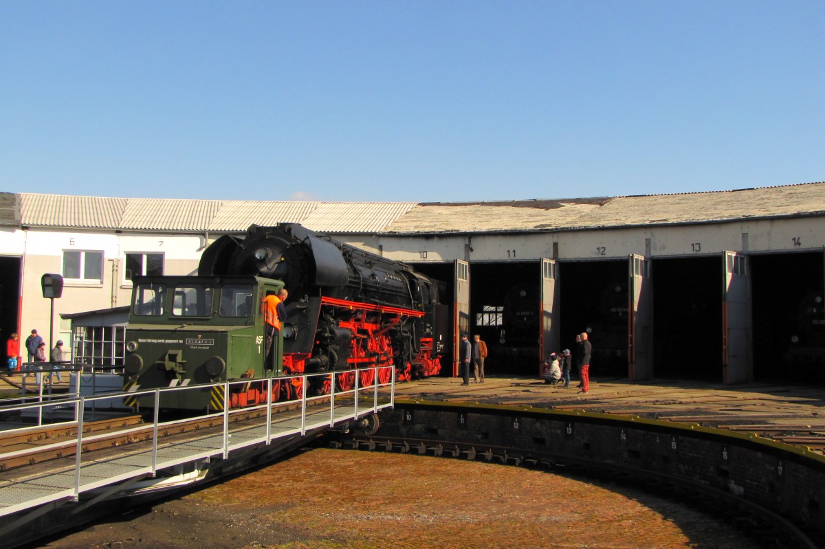 DB Museum 01 1531-1 am 06.04.2015 im Eisenbahnmuseum in Arnstadt.