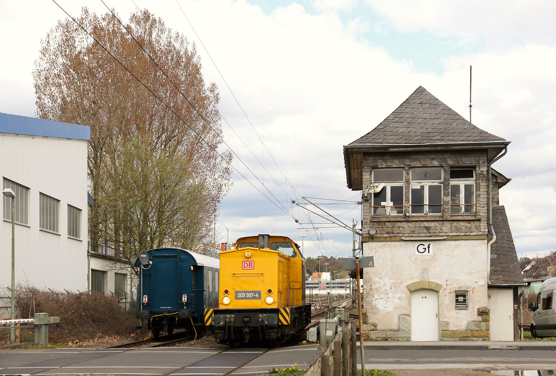 DB Netz 203 307 // Bergisch Gladbach // 4. April 2016
