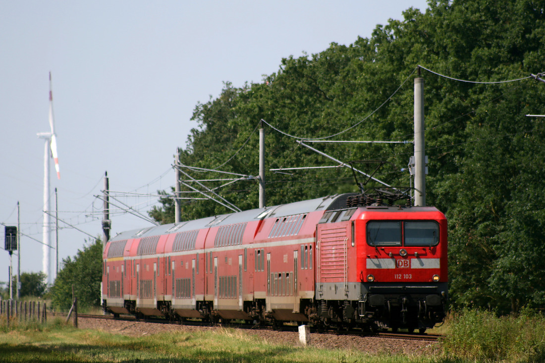 DB Regio 112 103 // Schwedt (Oder) // 27. Juli 2012