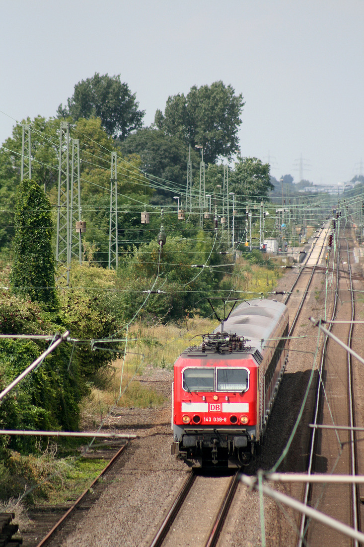 DB Regio 143 039 // Nievenheim // 22. August 2012