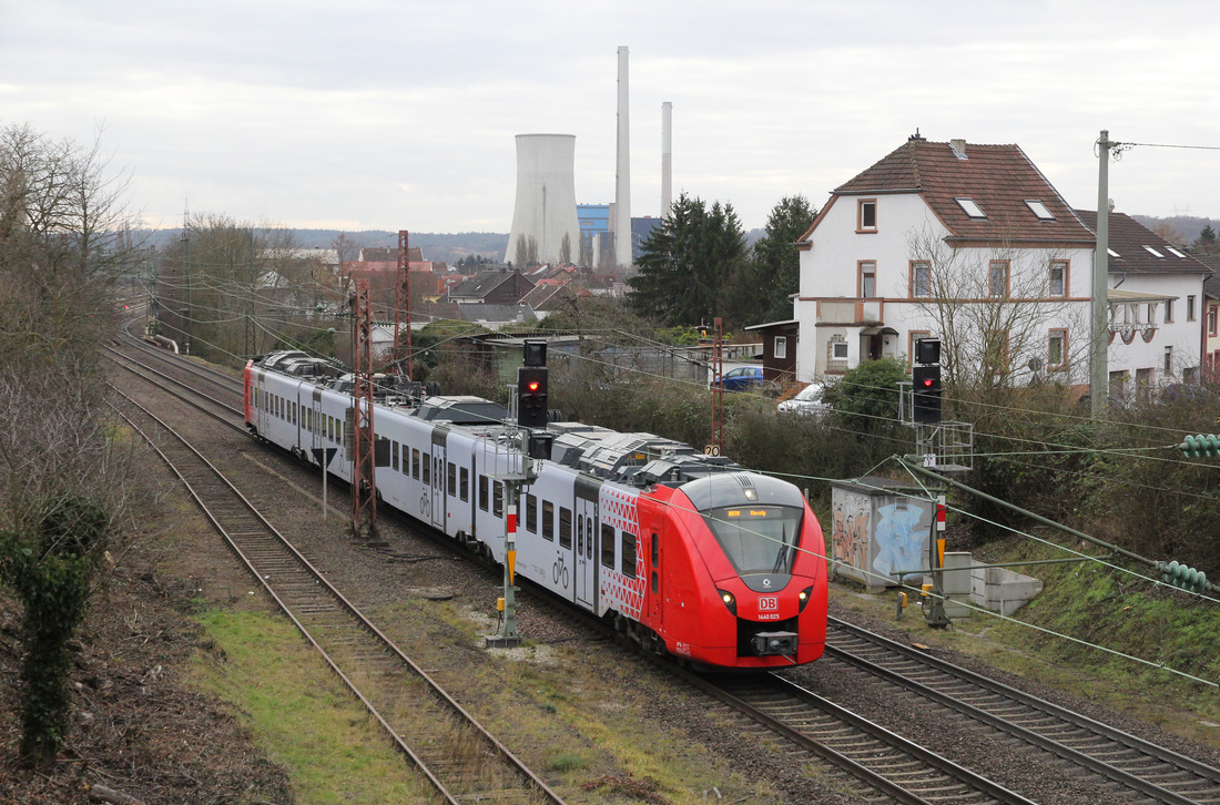 DB Regio 1440 025 // Ensdorf (Saar) // 20. Dezember 2021
