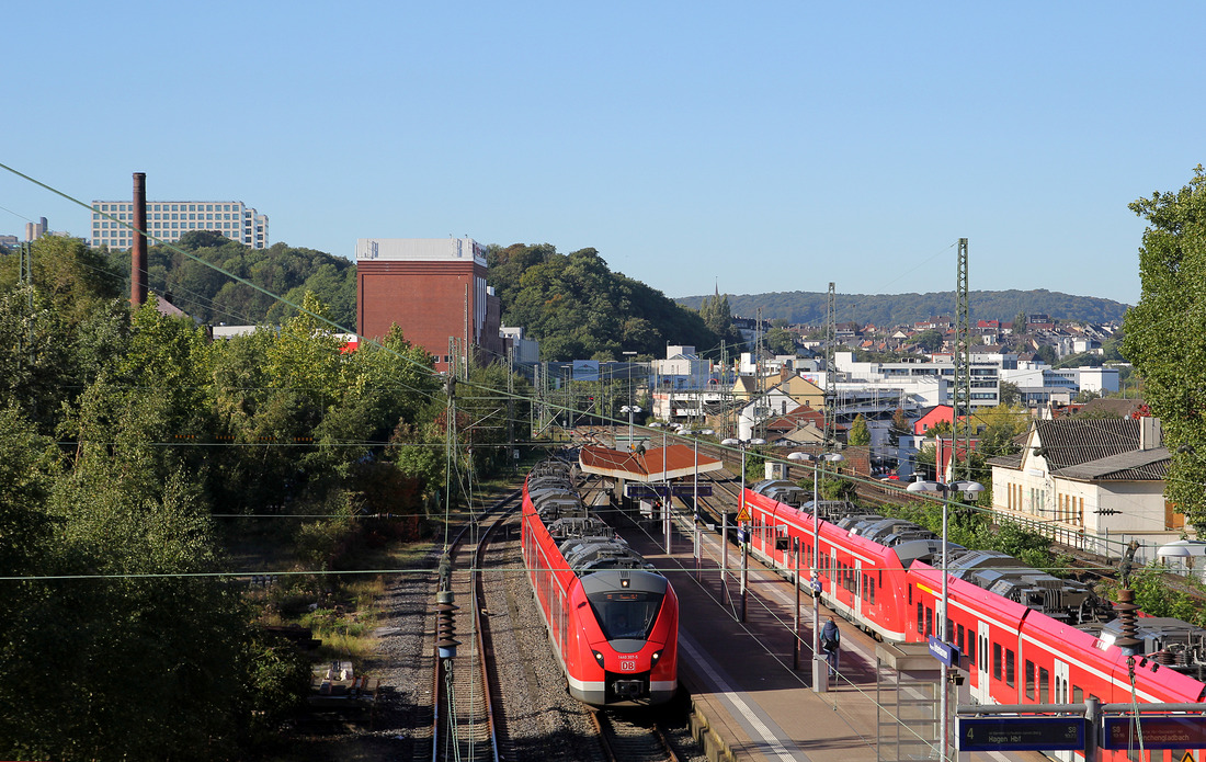 DB Regio 1440 307 + 1440 xxx // Wuppertal-Unterbarmen // 29. September 2015