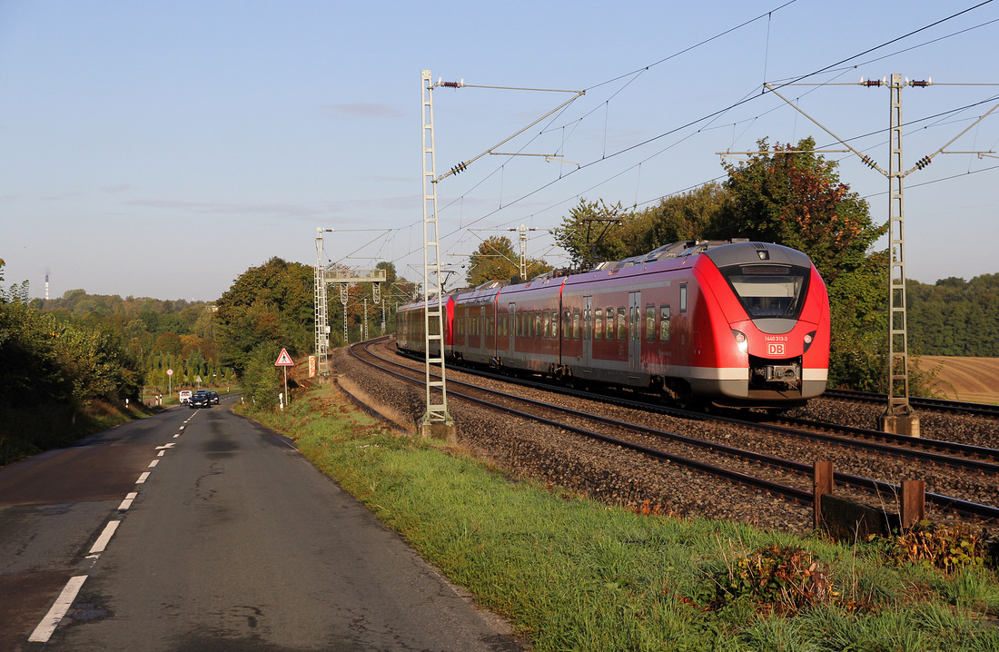 DB Regio 1440 313 (Nachschuss) + 1440 324 (führend) // Aufgenommen