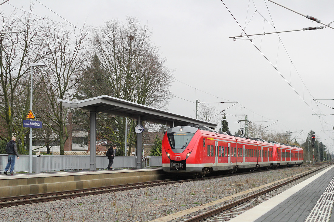 DB Regio 1440 314 + 1440 306 // Kleinenbroich // 5. Februar 2016