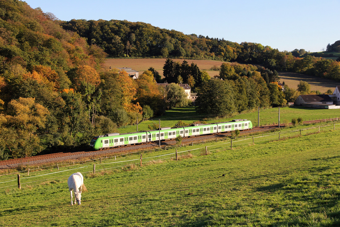 DB Regio 422 xxx // Aufgenommen zwischen Velbert-Langenberg und Velbert-Neviges. // 5. Oktober 2018
