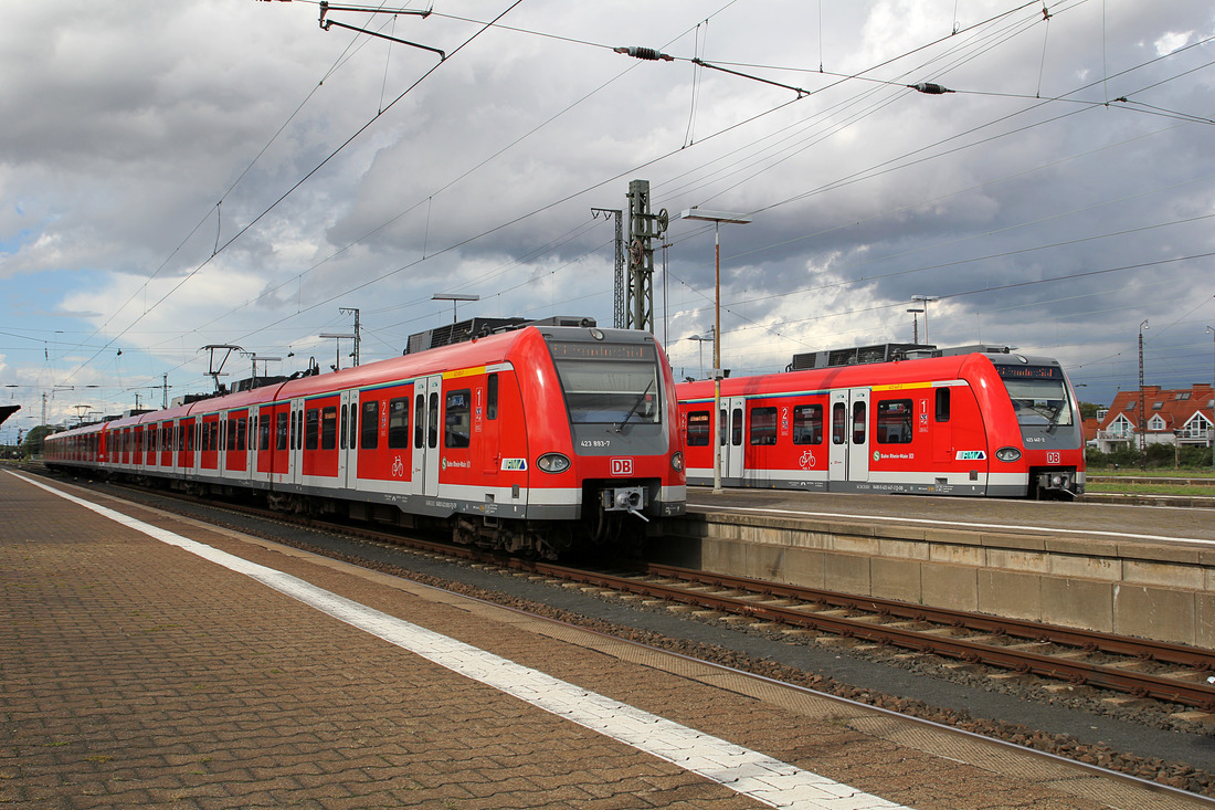 DB Regio 423 393 + 423 447 // Friedberg (Hessen) // 14. September 2015 