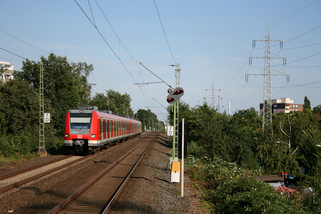 DB Regio 423 423 + 423 420 // FrankfurtNied // 7. August 2010