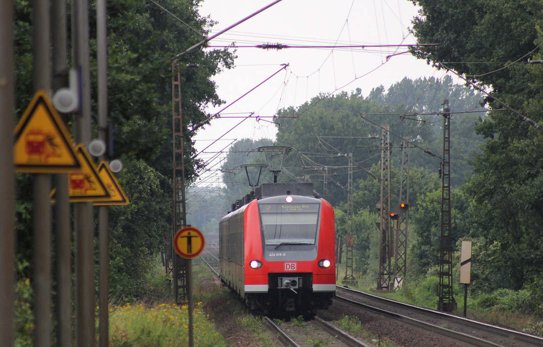 DB Regio 424 019 + 425 152 // Aligse // 8. August 2015