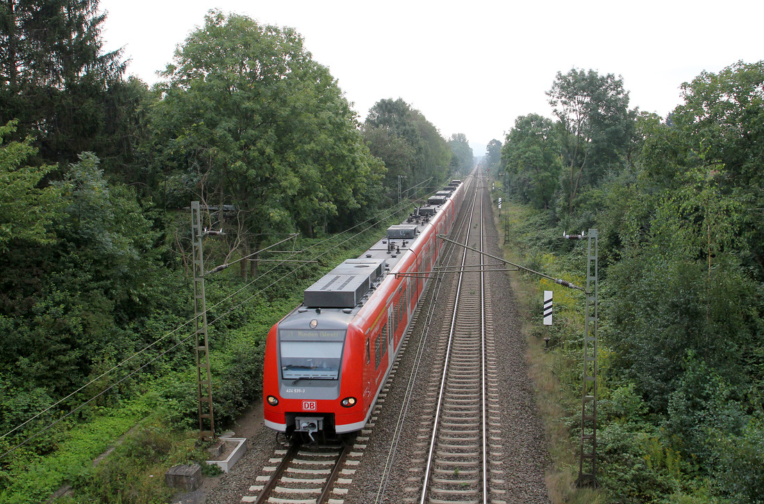 DB Regio 424 035 + 42x xxx // Bückeburg; Ortsteil Evesen // 11. September 2015