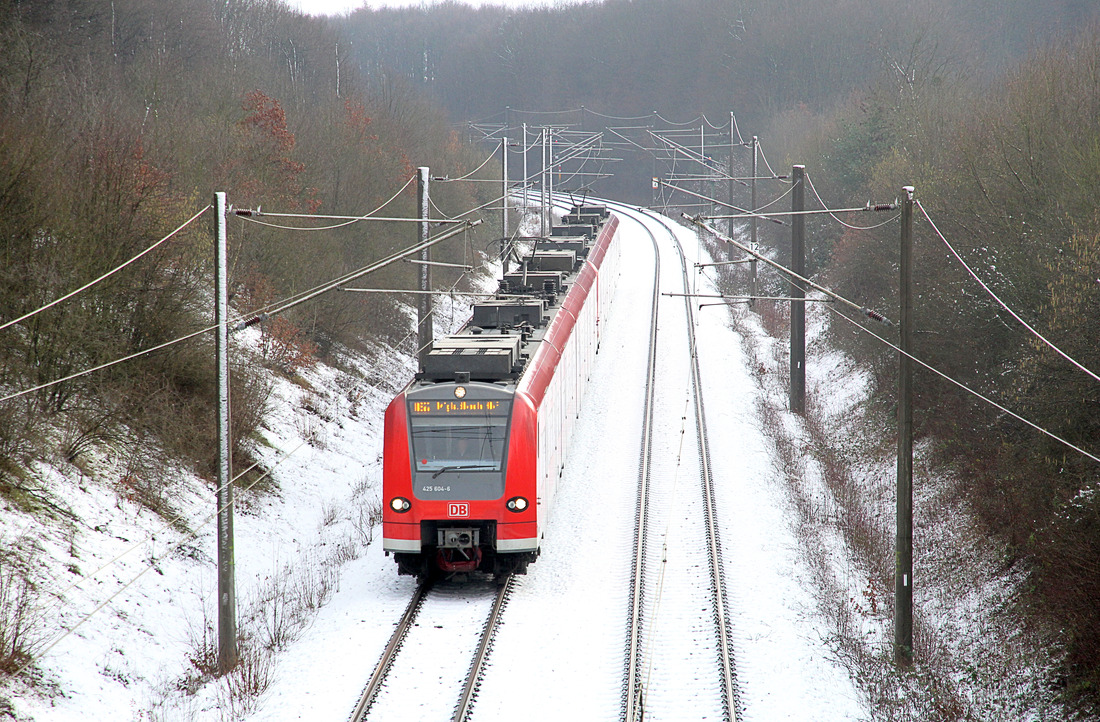 DB Regio 425 104 + 425 092 // Kölner Flughafenschleife // 24. Januar 2021
