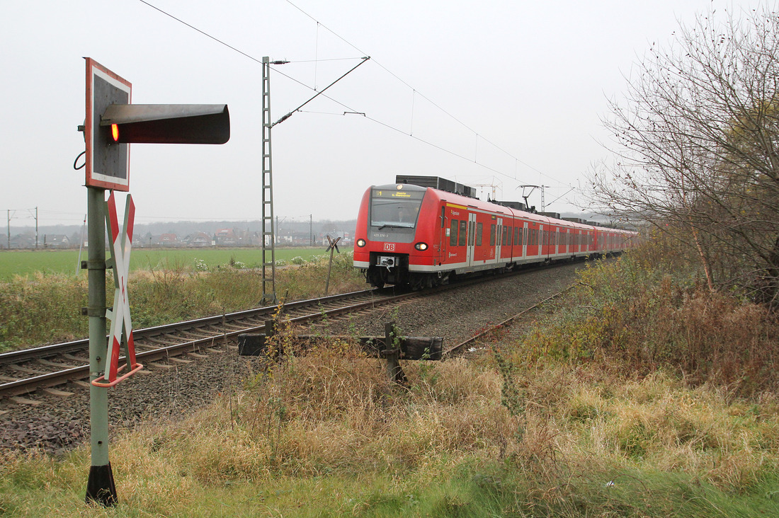 DB Regio 425 276 + 425 278 als S 1  Haste - Minden // Hohnhorst // 30. November 2014