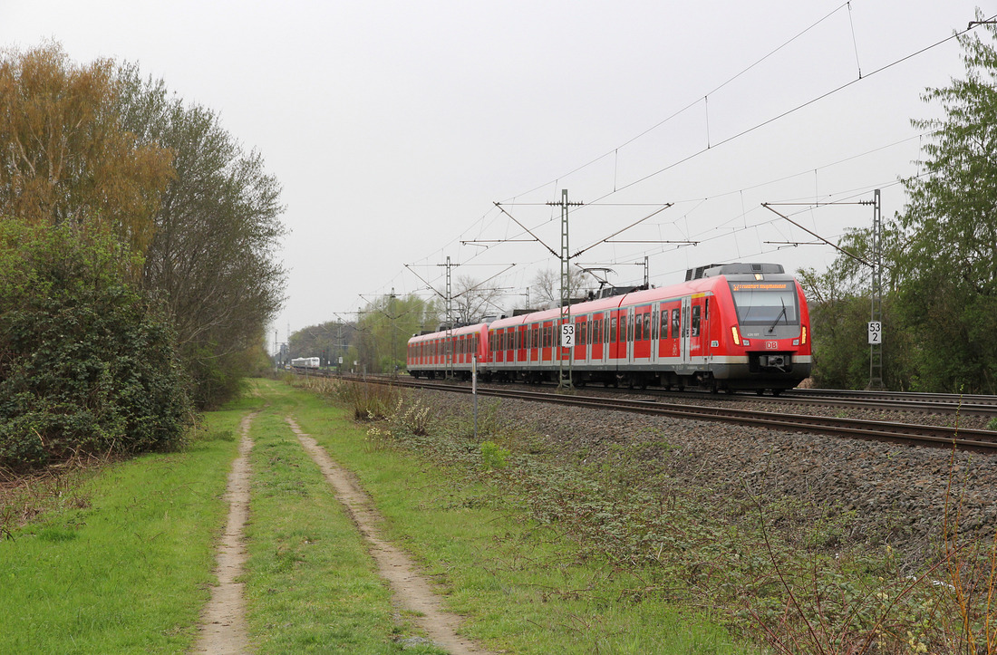 DB Regio 430 107 + 430 138 // Groß-Gerau - Dornberg // 9. April 2016