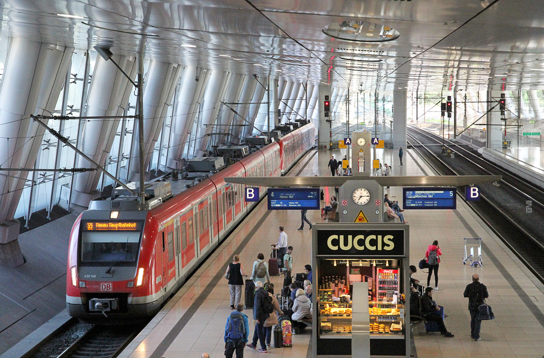 DB Regio 430 148 + 430 xxx // Frankfurt Flughafen Fernbahnhof // 20. Mai 2017