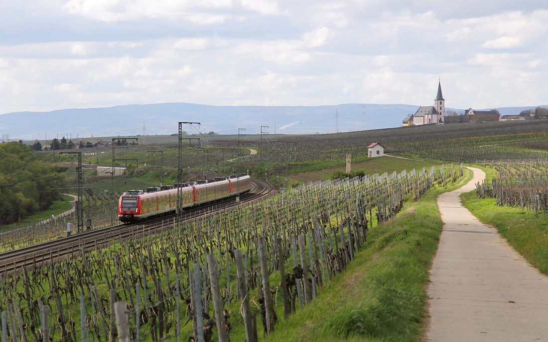 DB Regio 430 xxx + 430 xxx +430 xxx // Hochheim (Main) // 15. April 2016