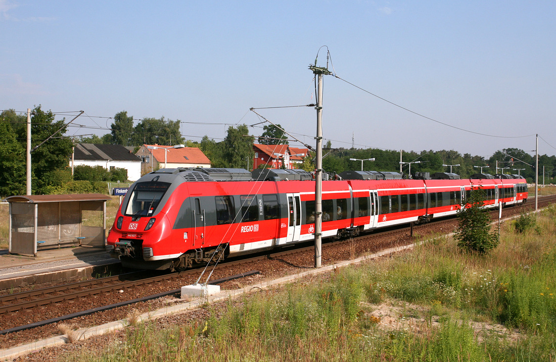 DB Regio 442 327 // Finkenheerd // 26. Juli 2013